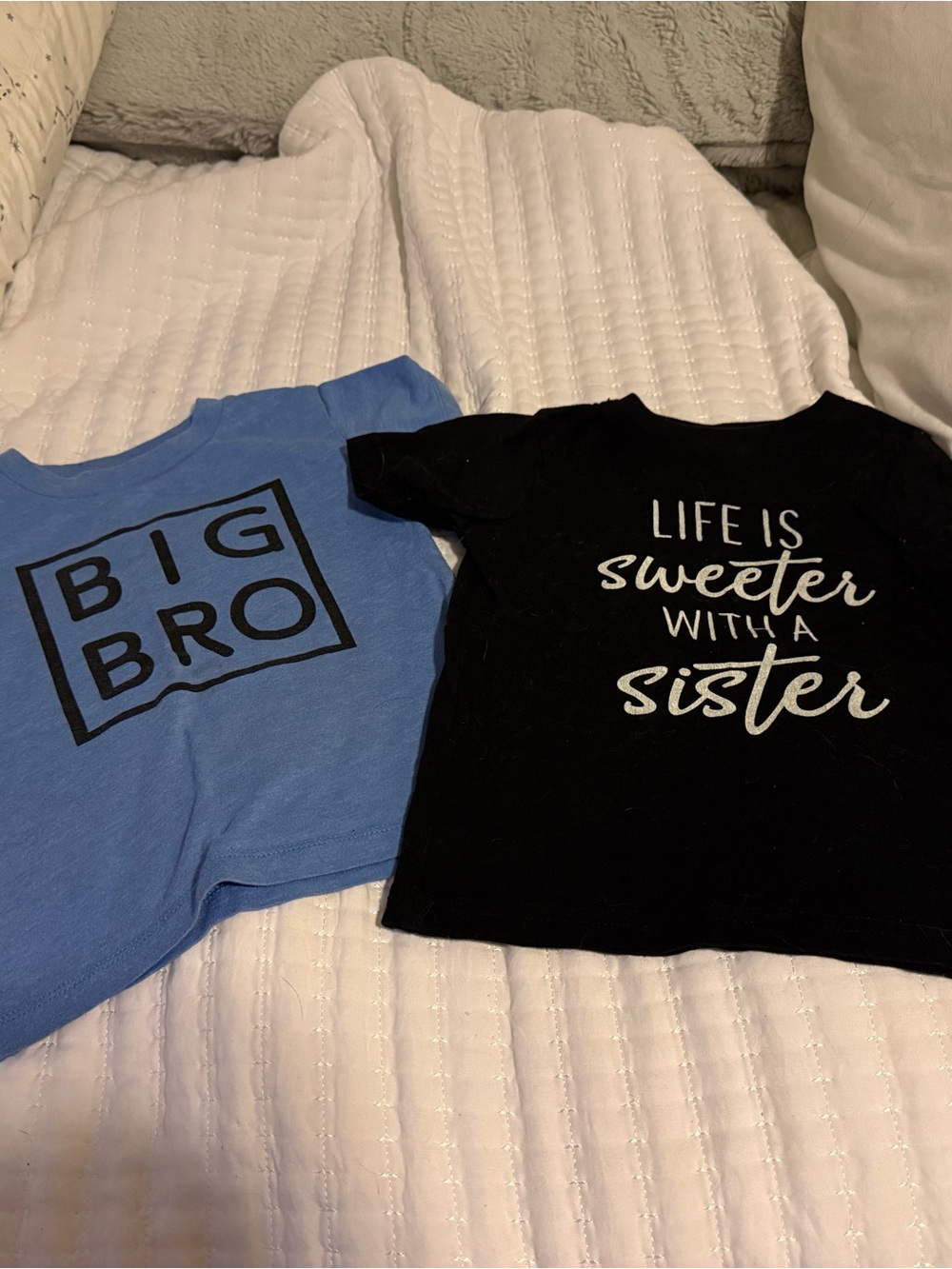 Kids Big Bro Blue Graphic Tees